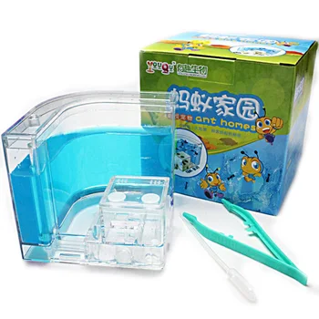 

Ants Farm Ants House Castle Insects Terrarium Ants Cage Insects Box Nursery Ecological Educational Model Toy,Blue