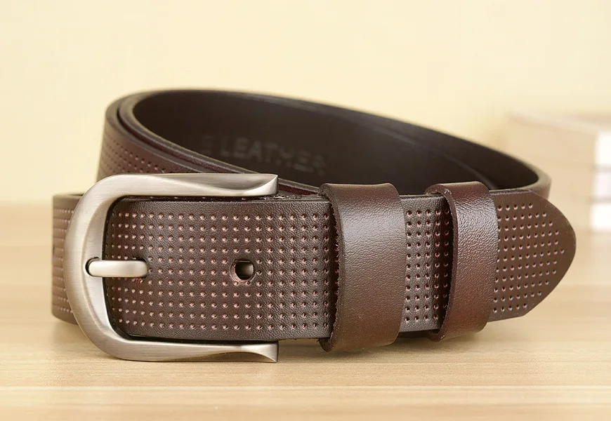 Manufacturers Direct Sales Of High-end Men's Belt Genuine Leather Fashion Antique Leisure Jeans Belt Pure Leather Men Belt