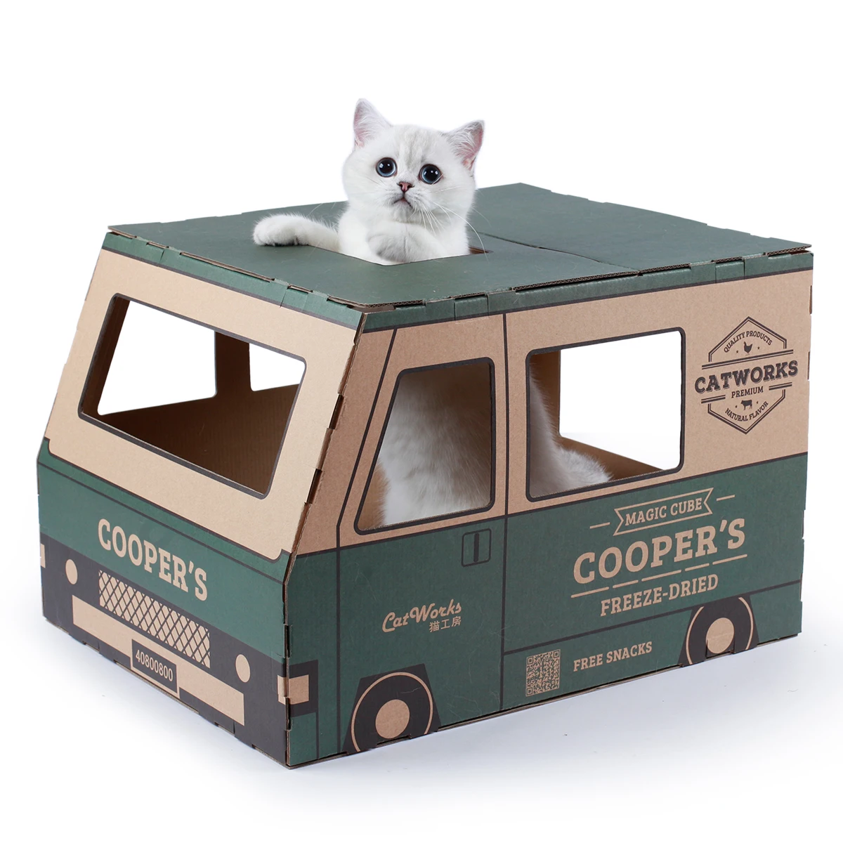 

Board Cat Scratcher Cardboard Bed House Toy Scratch Cats House Litter Box Arranhador Gato Katten Speelgoed Pet Products 50MW51