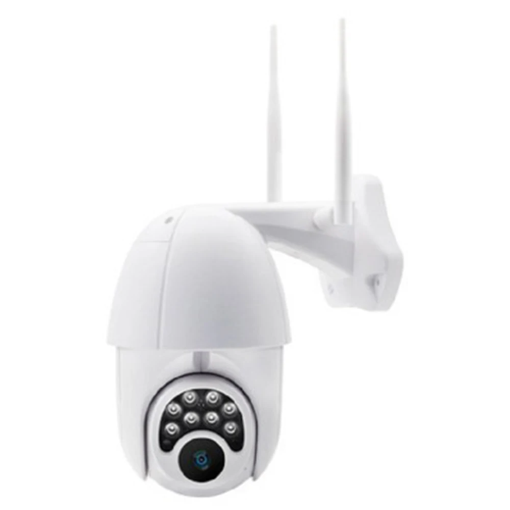 EU Plug Smart Wifi IP Camera Outdoor IP66 Security Wireless IP Camera ONVIF Support 8 LEDS Infrared Night Version