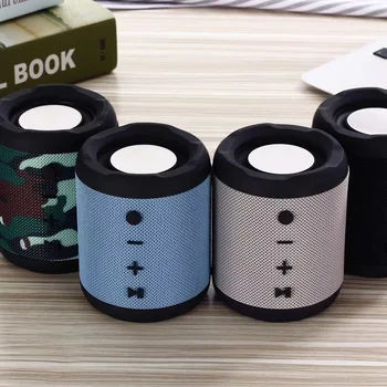 

New Bluetooth Speaker Wireless Colume Mini Portable Shock Subwoofer Surround Sound Outdoor Loudspeaker Support TF Card AUX
