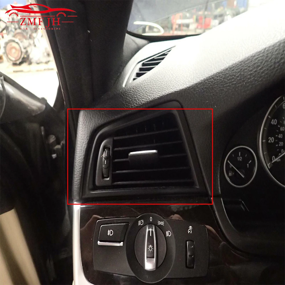 

64229166883 Front Left Wing Driver Side Air Conditioning Vent Grill Outlet Panel Chrome Plate For BMW 5 Series F10 F11 2010-2016