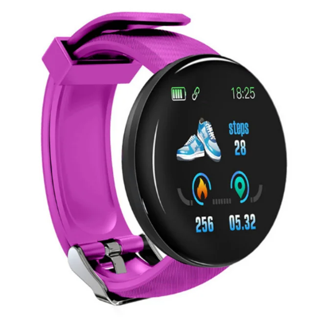 2019 Новое поступление D 18 водонепроницаемый браслет Bluetooth Смарт-часы пульсометр кровяное давление фитнес-трекеры спортивные умные часы