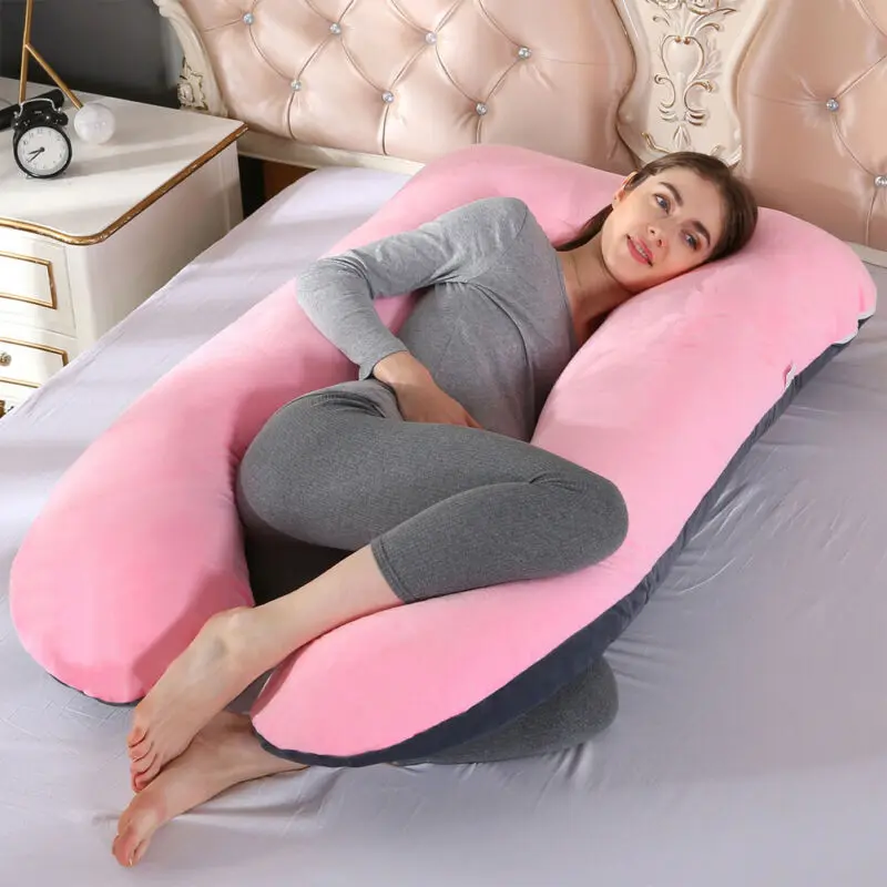 Pregnancy Pillow Adjustable Loft Maternity Pillow Multifunctional Full Body Pillow