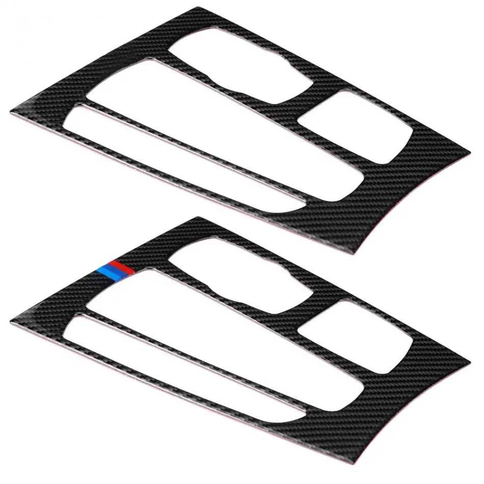 Ручка переключения рулевого механизма автомобиля из углеродного волокна, накладка на панель для BMW F15 F16 X5 X6 левый руль, Стайлинг автомобиля