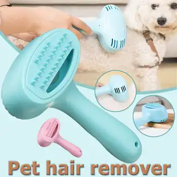 

Two Colors USB Rechargeable Pet Cleaning Supplies Electric Hair Suction Comb Cat And Dog Household Hair Removal Mite Device
