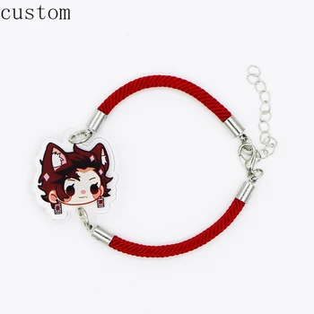 

Adjustable DIY Acrylic Custom Bracelet Personalized Kids Wristbands Acrylic Custom Print Bracelet Custom for Activity Promotion