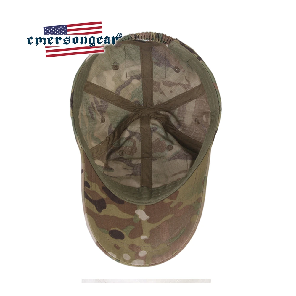 Кепка emersongear тактическая с синей этикеткой камуфляжная бейсболка для активного