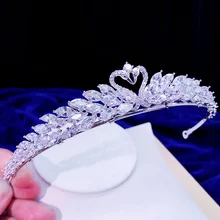 Свадебные головные уборы кристаллы вечерние аксессуары для волос