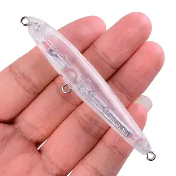 

20PC Unpainted Pencil Sinking Fishing Lure 12.5g Bass Fishing Tackle Fishing Accessories Saltwater Lures Fish Bait Trolling Lure