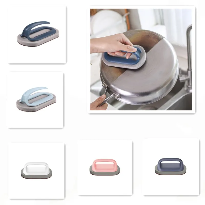 

Magic Kitchen Sponge Brush Melamine Sponge Cleaning Brush Descaling Knife Pan Pot Cleaner Strong Decontamination Brushes