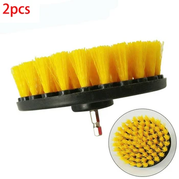 

2pcs Electric Drill Brush Car Tiles Wheels Sofa Cleaner Powerful Scrubber Tool Durable And Practical
