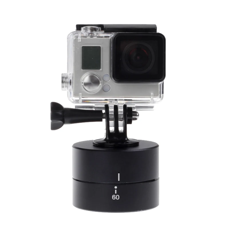 

360 degree Rotating 60min Time Lapse Automatic Timer Tripod Head Photography Delay Tilt Head for GoPro Red Black Brown Green