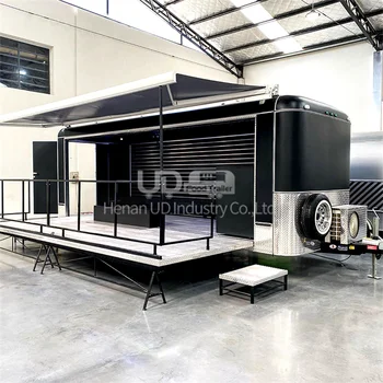 Urdream CE Certified Street Food Trailer Food Van Hamburger Fast Ice Cream Truck Exhibition Mobile Stage Trailer For Sale 1