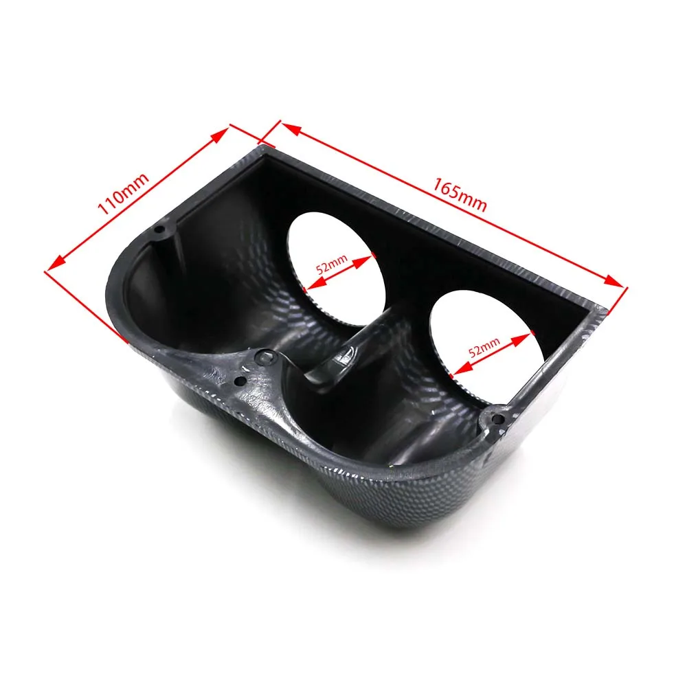 Car-Gauge-Pod-52mm-Dual-Carbon-Gauge-Pod-52mm-Dash-gauge-Pod-Mount-Holder-Plastic-Holder (1)