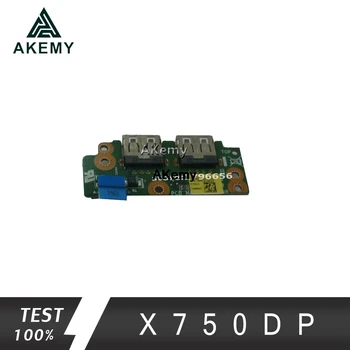 

For Asus X750DP K750J USB CONECTOR IO BOARD 69N0PMB10A01 ORIGINAL WORKS