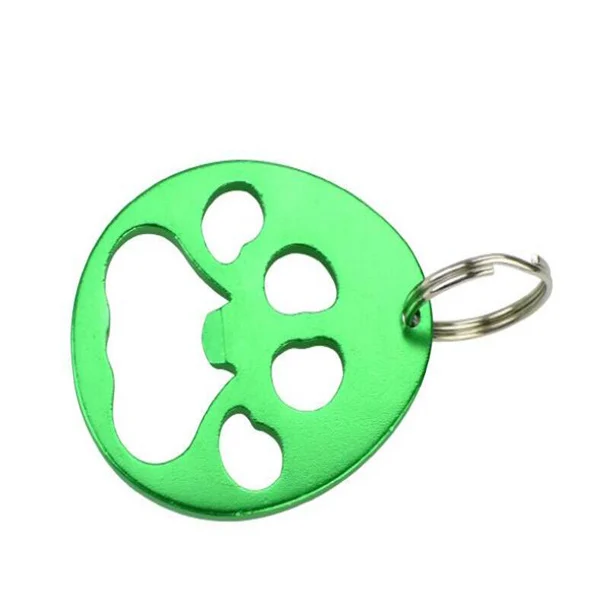 Kreatív Party Kellékek Mancs Nyomtatott Sörüveg Nyitó Olcsó Ömlesztett Alumínium Ötvözet Palack Nyitó Kulcstartó - Image 5