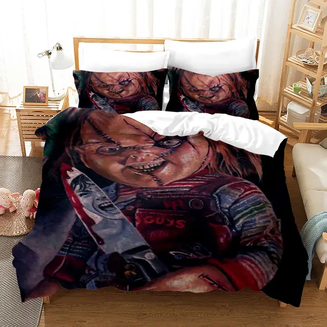 Thriller Child S Play 3d Print Horror Movie Bed Set Duvet Covers