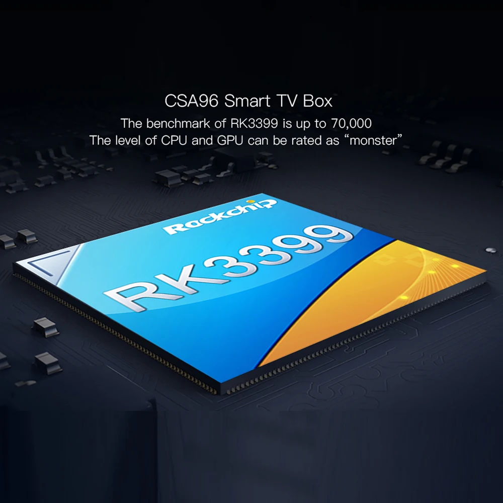 CSA96 Android TV BOX ROCKCHIP RK3399 двойной Cortex A72 Quad A53 64 разрядный Bluetooth4.0 4GB32GB 2 4G/5G WIFI 4K HD