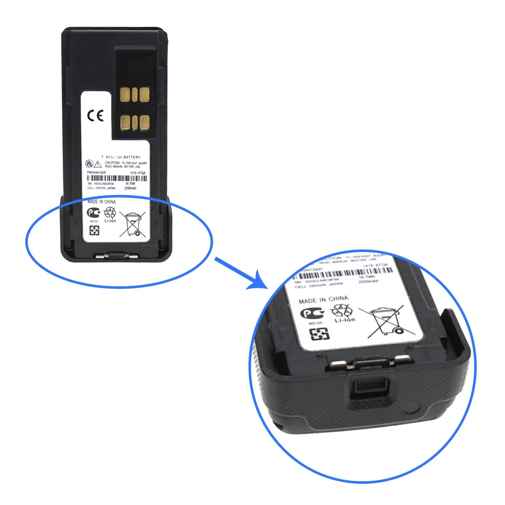 2X Replacement Battery Compatible with Motorola DP2400 DP 2400 DP2600 DP 2600 XIR P6600 PN PMNN441 5