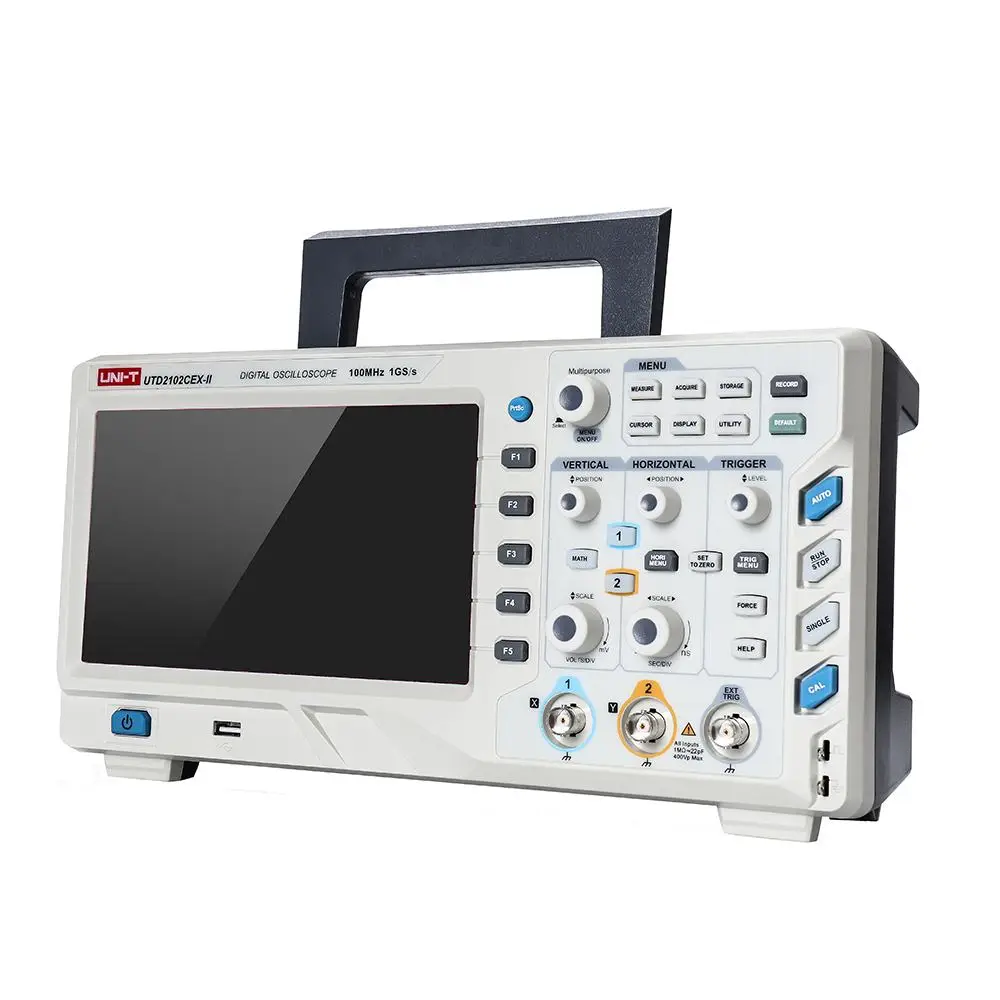 

Digital Storage Oscilloscope 8 Inch TFT LCD WVGA USB 100MHz 2 Channels TF100-240VACrms for D2102CEX-II for D2072CEX-II