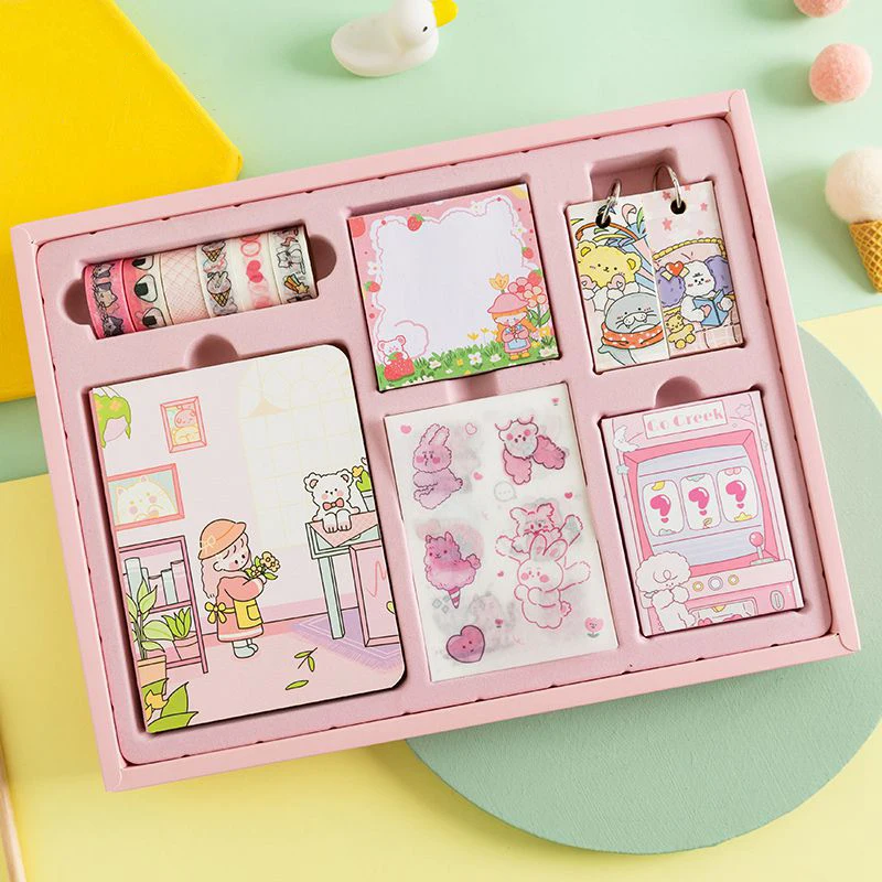 handmade stickers cute gifts Stationery Mystery Box Stickers Paper