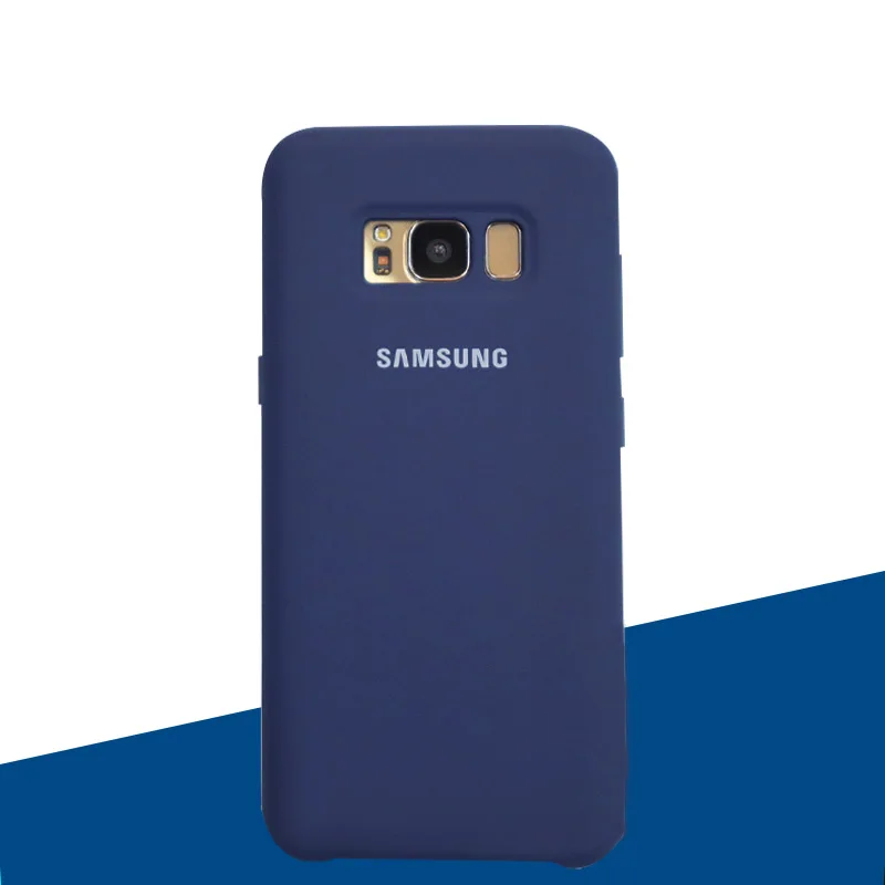 Samsung S8 чехол силиконовый мягкий чехол с покрытием samsung Galaxy S8 S9 S10 S10 плюс S10e Note 9 8 10 плюс защитный чехол для телефона чехол - Цвет: Blue
