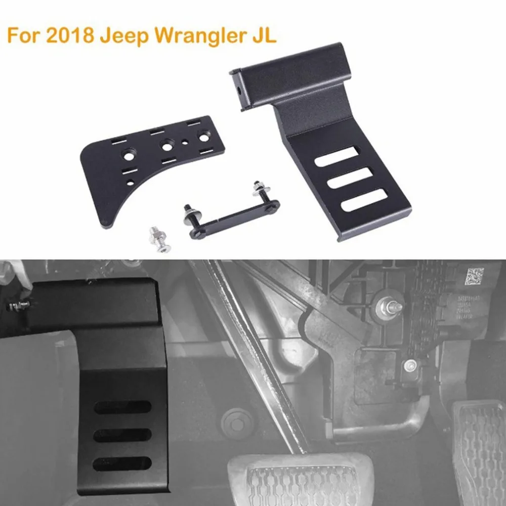 Педаль из алюминиевого сплава, левая опора для стоп-педали для Jeep Wrangler JL аксессуары