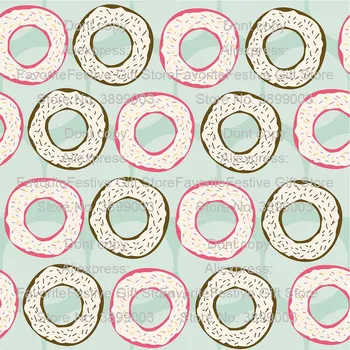 

doughnut polyester cotton fabric for sewing dress shirt home decor pillow case background baby clothing bib material soft cloth