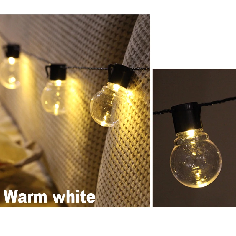 Outdoor String Edison LED Bulb IP44 Transparent Colorful Romantic Atmosphere Holidays Decorative