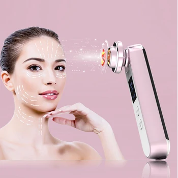 

RF Rejuvenation microcurrent face lift machine Nourish Tighten Function Hot Cold Facial massager Deep Facial Cleaning machine