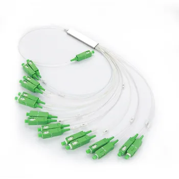 

SC APC 1X8 FTTH Fiber Optic Splitter PLC Optical Splitter FBT Optical Coupler Singlemode Simplex Steel Pipe