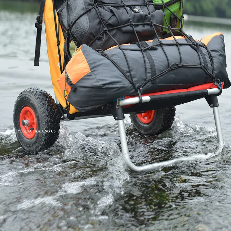 Shopping Cart All-in-One Foldable with Seat and Big Wheels