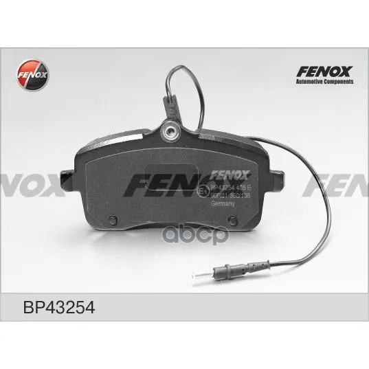 Bp43254_колодки Дисковые Передние! Peugeot 407 1.8i/1.6hdi 04 Fenox Bp43254 FENOX арт. BP43254