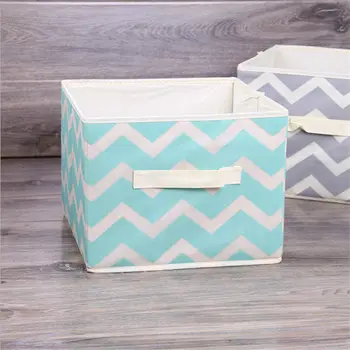 

Useful Folding Fabric Storage Basket Sundries Desktop Printing Storage Box Organizer Non-Woven Cotton Toys Storage Cube Bins New