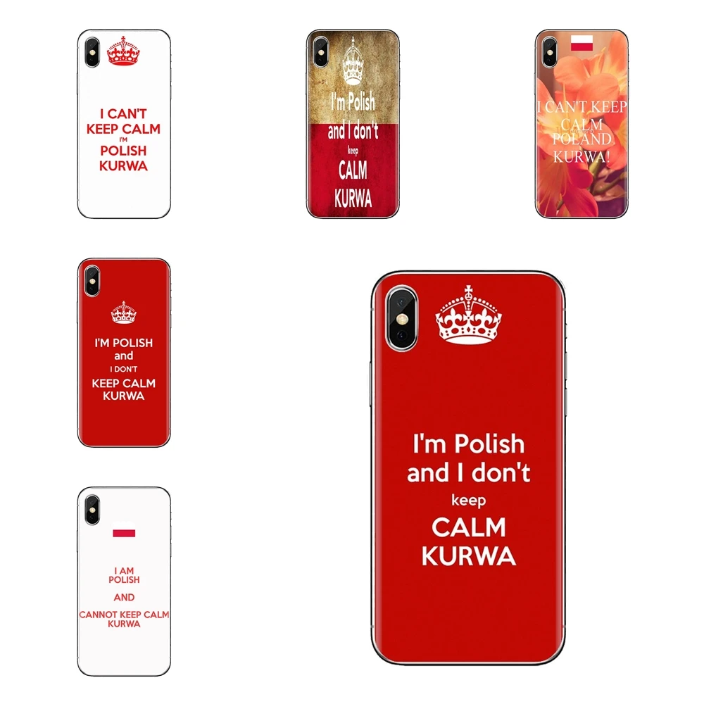 Phone Covers I'm Polish I Don't Keep Calm Kurwa For Sony Xperia Z Z1 Z2 Z3 Z5 compact M2 M4 M5 E3 T3 XA Aqua LG G4 G5 G3 G2 Mini |