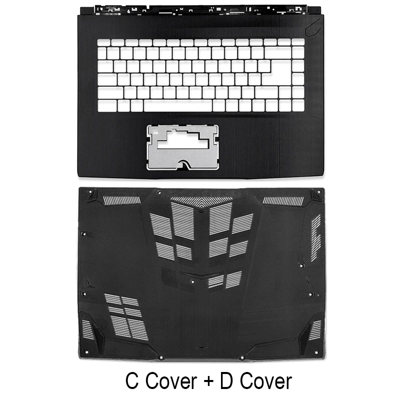 pretty laptop bags NEW Original For MSI GF65 GF65VR MS-16W1 Series Laptop LCD Back Cover/Front Bezel/Hinges/Palmrest/Bottom Case/Hinge Cover Black 14 laptop sleeve Laptop Bags & Cases