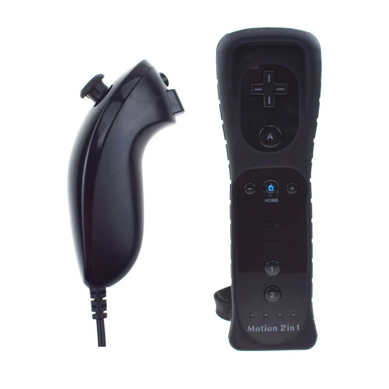 2in1 Nunchuck  with Motion Plus For Nintend Wii Game Remote Controller Joystick
