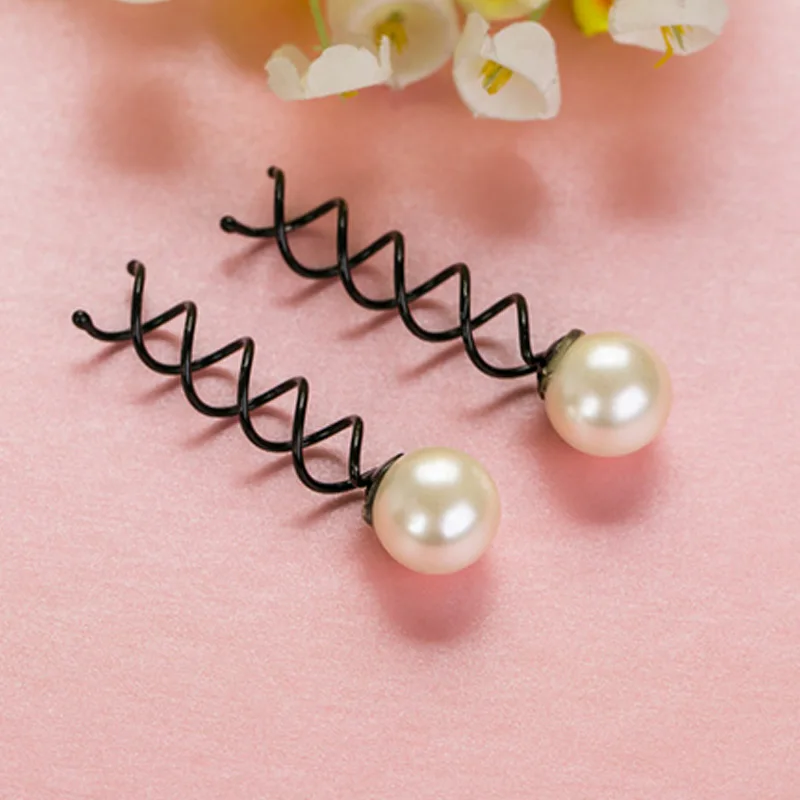 2 шт. женская заколка для волос с искусственным жемчугом аксессуар LL @ 17 |