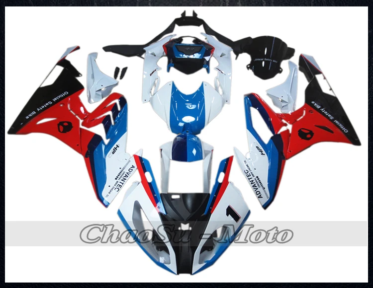 Мотоцикл обтекатель комплект Кузов ABS литья под давлением DIY для BMW S1000RR 2015 2016 2017