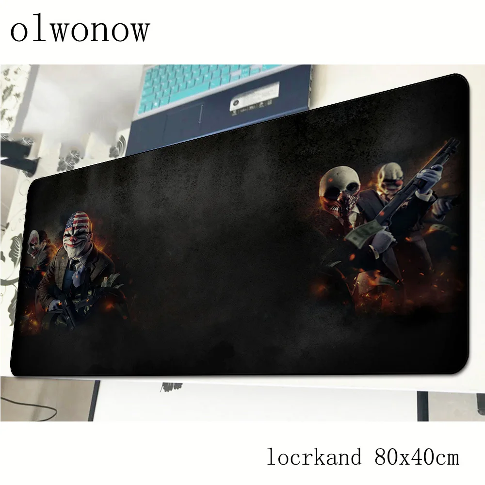 Коврик для мыши Payday 800x400x3 мм подарок для мальчика игровой коврик для геймера персональная игровая компьютерная настольная клавиатура со встроенной мышью игровые коврики