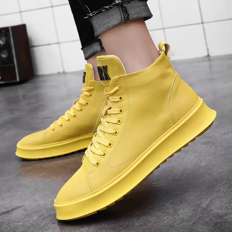 tenis amarelo masculino