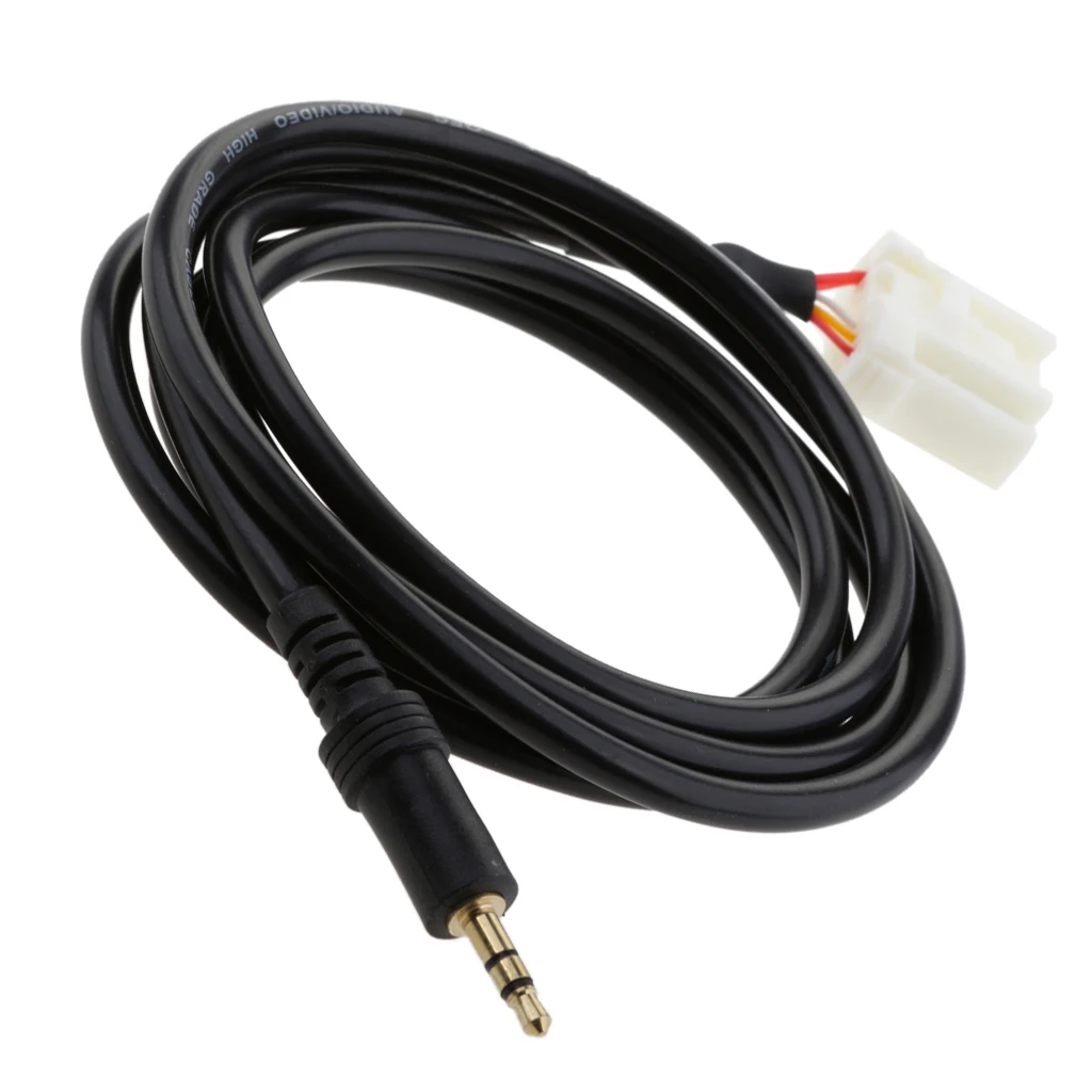 3.5mm Male End AUX Audio Input Cable Car Player Accessories for Mazda 3 5
