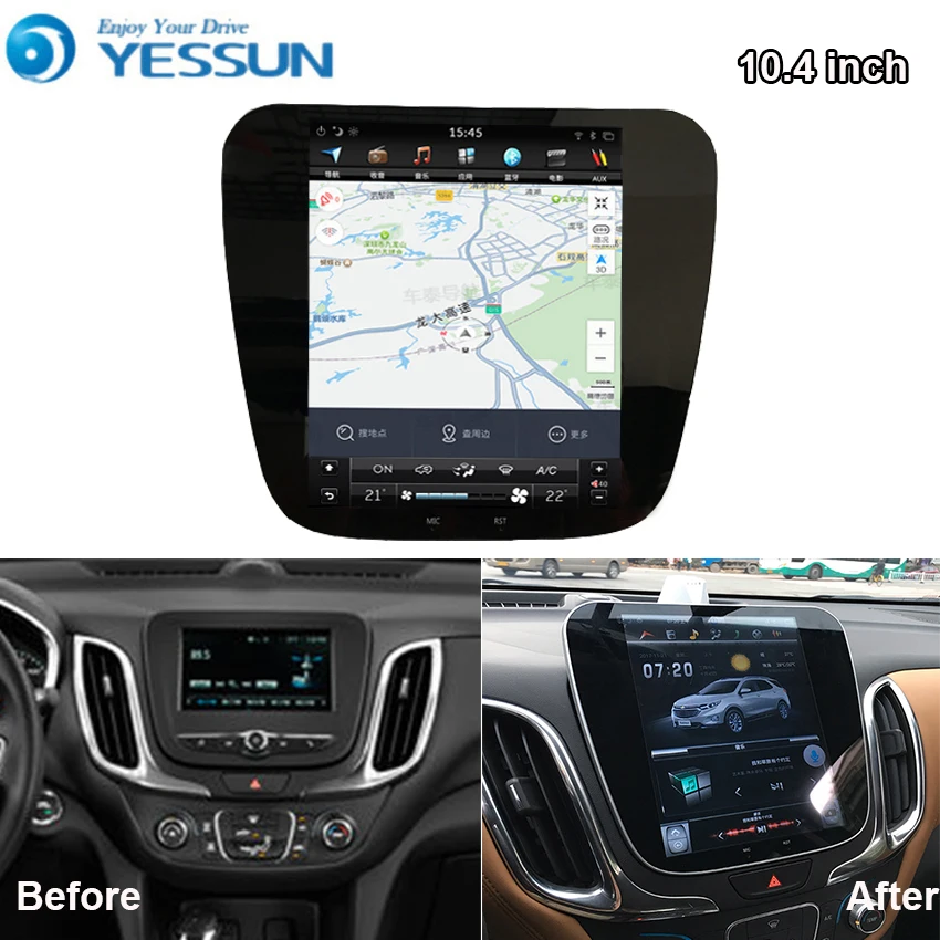 Автомобильный мультимедийный плеер на Android для Chevrolet Equinox 2017 2018 2019 стерео радио GPS