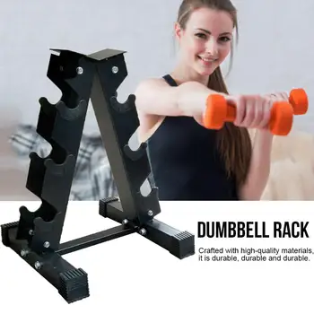

1pcs mancuernas Bracket Small Leaves Big Shapes Dumbbell Bracket Rack Fitness Weight Rack Gym Equipment Accessories