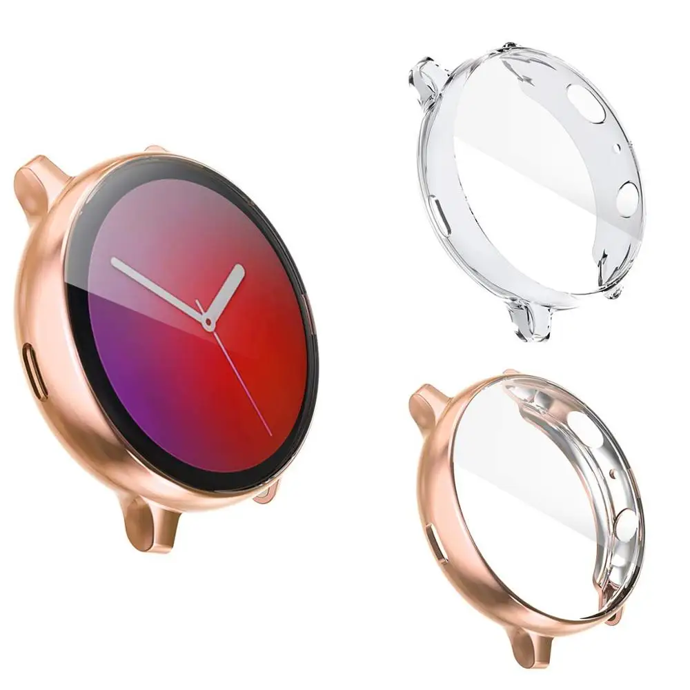 TPU Protective Case for 44mm Galaxy Watch Case Full Cover Bumper Screen Protector Samsung Galaxy Watch Active 2 40mm