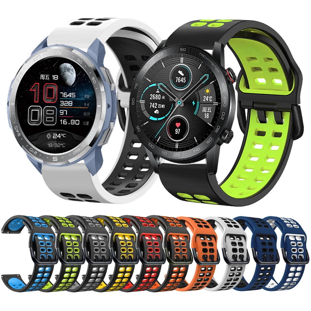 Cinturino A Sgancio Rapido Per Honor Magicwatch 2 46Mm Smartwatch Sport Cinturino In Silicone Per Honor Gs Pro / Magic Watch Cinturino Per Cinturino