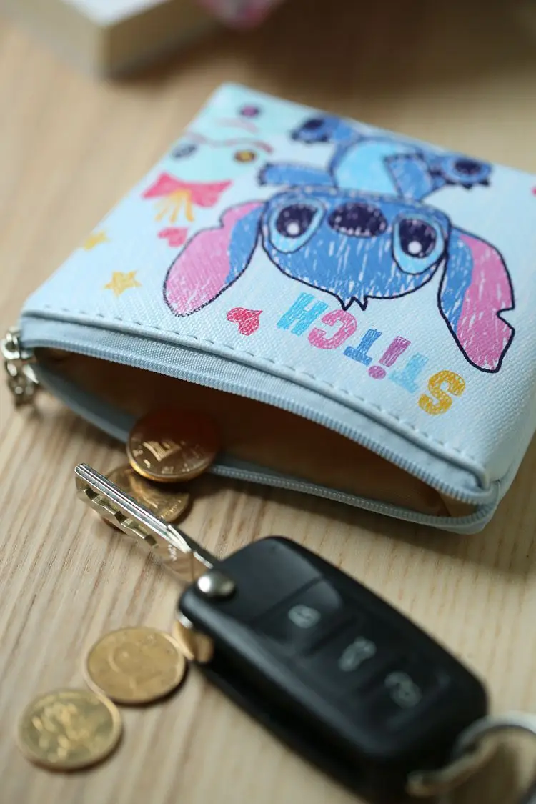 Disney children cartoon purse Coin Mickey Mouse coin bag girl boy gift handbag storage key pendant bag kid packet case pencil