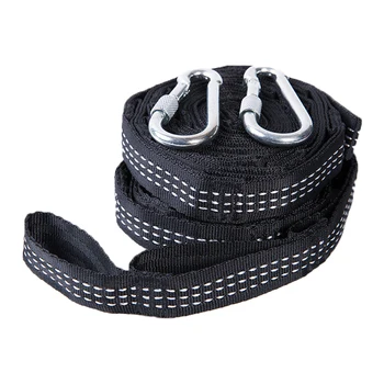 

Hammock Straps Tie Heavy Duty Swing High Load Outdoor Portable Carabiner Adjustable Camping Tree Hanging Adjust Distance Belt