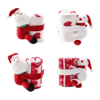 

2 Pcs/set Baby Cartoon Printing Blanket Newborn Stroller Swaddle Appease Toys